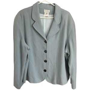 Light Blue Women's Blazer Jacket